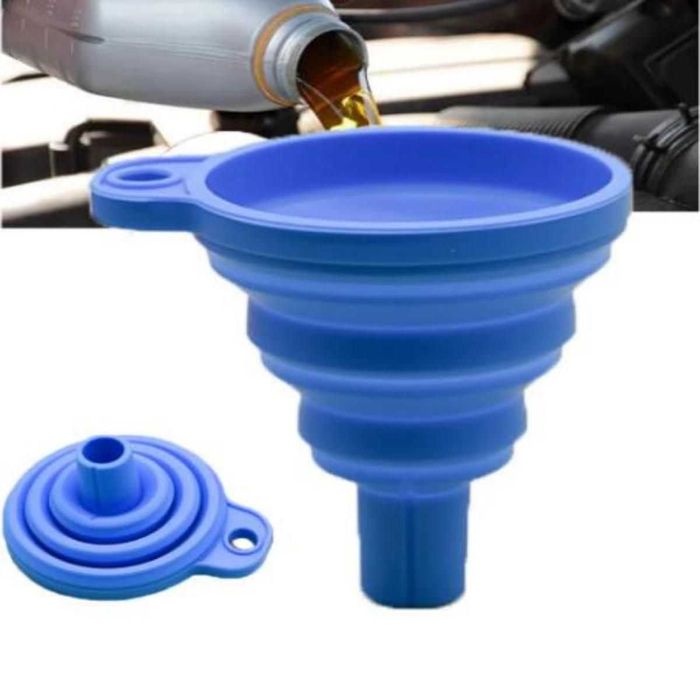 Универсальная авто мото складная лейка воронка для заправки