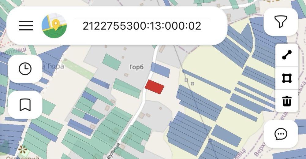 Земельна ділянка Кендерешів під Будівництво