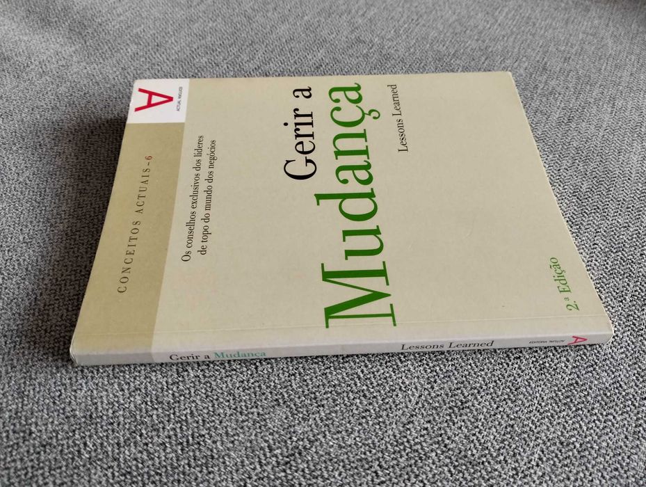 Livro "Gerir a mudança" de Lessons Learned