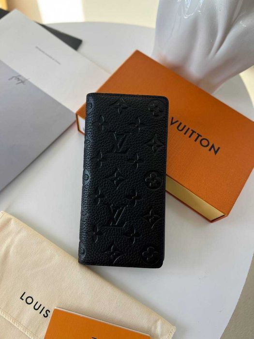 Черный бумажник Louis Vuitton кошелек Луи Виттон органайзер LV k420