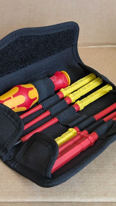 Wera Tools - Kraftform Kompakt KK VDE 7 Universal 1 Tool Finder - Set 7 Peças com Bolsa