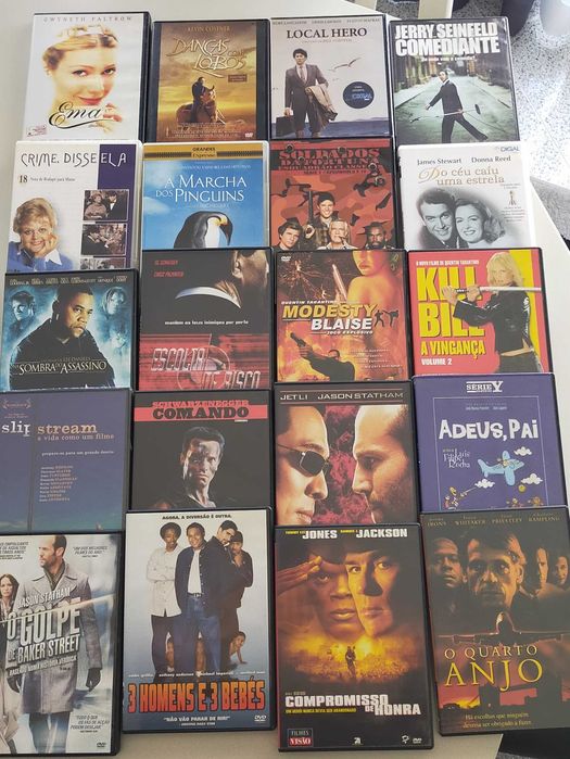 42 DVDs Diversos a funcionar em ótimas condições