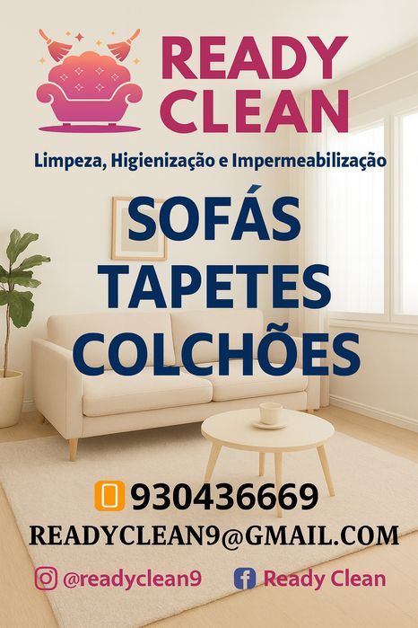Limpezas sofás carpete colchões