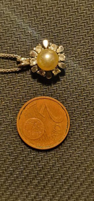 Fio em prata com Pingente