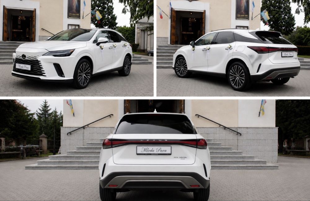 AUTO DO ŚLUBU Lexus RX biała perła