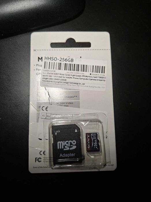 cartão Micro SD 256gb