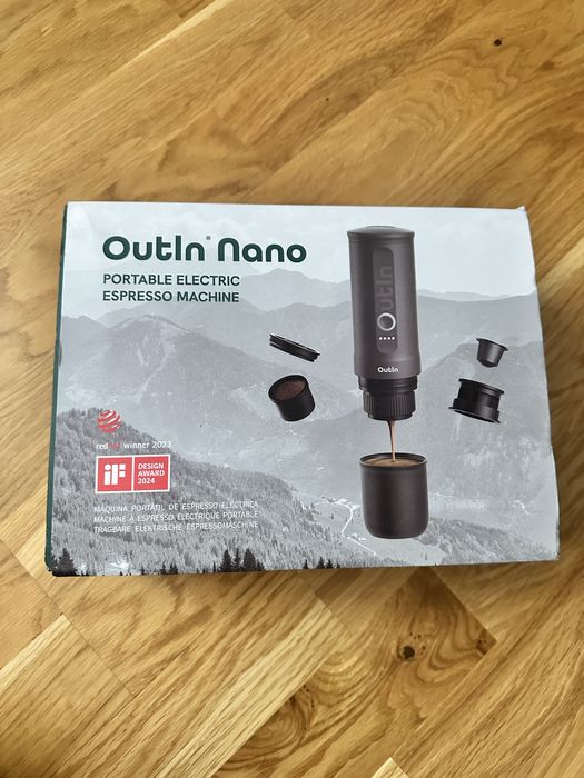 Outin nano portable coffee machine przenosny ekspres do kawy nespresso