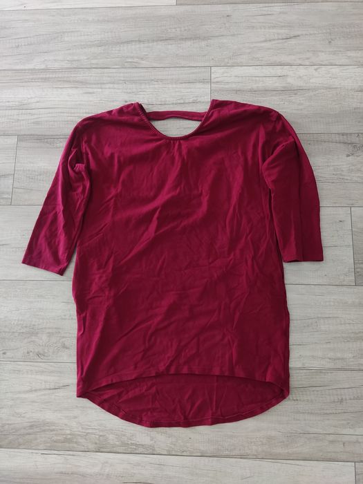 Tuniko-sukienko bluzka w kolorze bordowym L