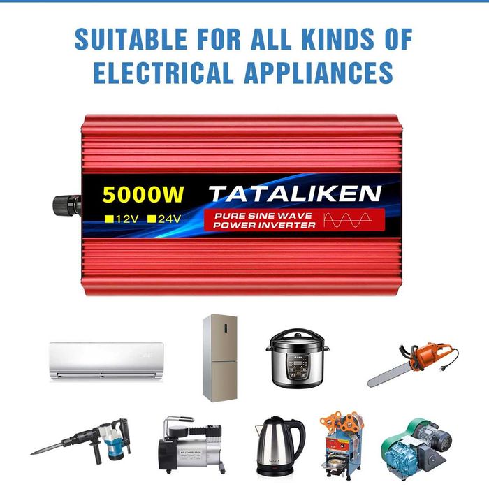 Інвертор перетворювач напруги TATALIKEN 6000W 6kW чистий синус.  Корея