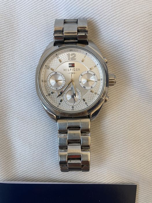 Relógio Tommy Hilfiger 40mm prateado senhora
