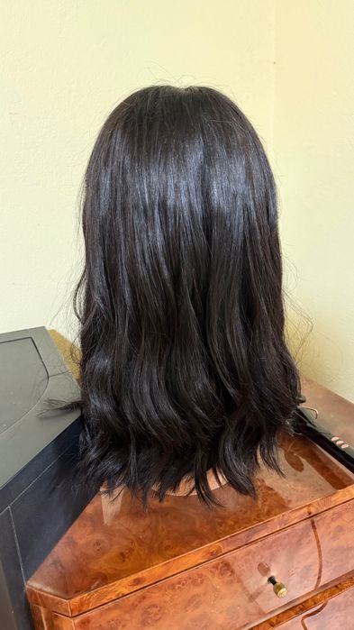 Peruca de cabelo humano