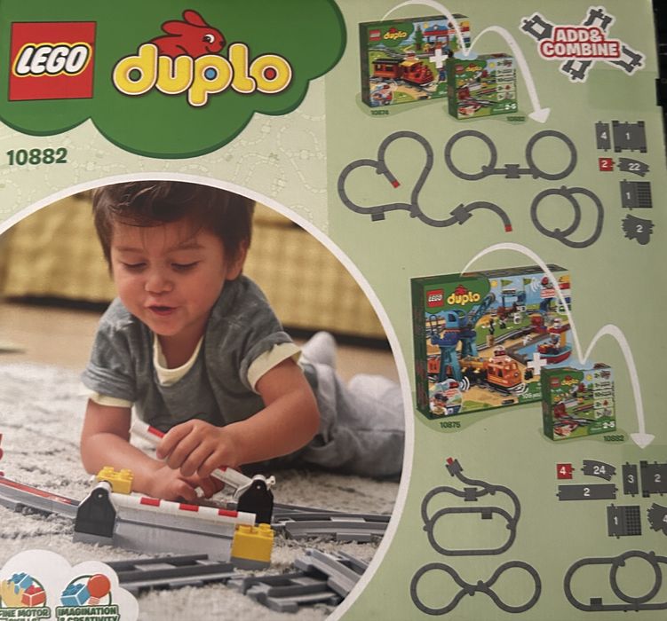 Lego Duplo tory kolejowe 10882