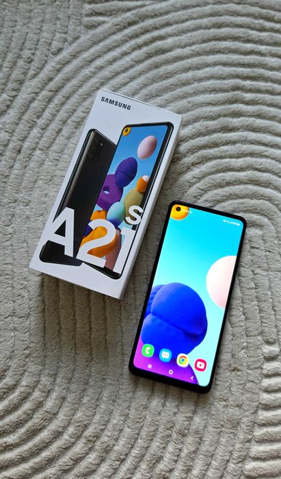 Telefon Smartfon Samsung Galaxy A21S uzywany, sprawny, czarny