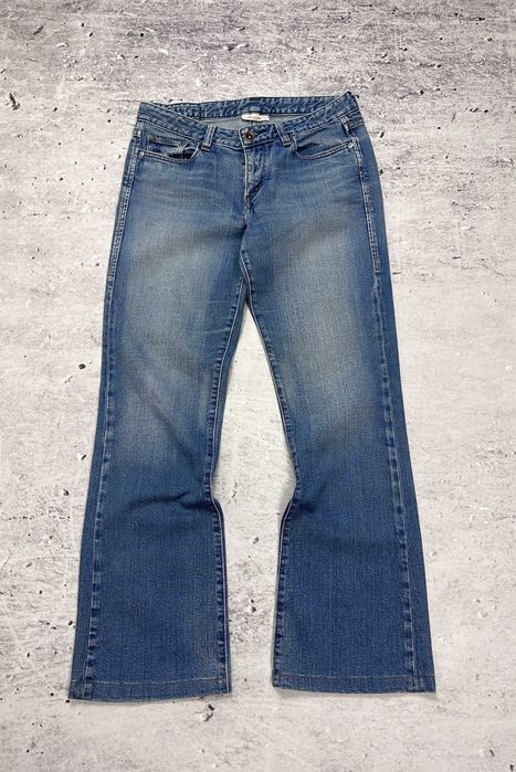 Spodnie jeansowe LEVIS 553 Mid-Rise Boot dzwony damskie szerokie W29