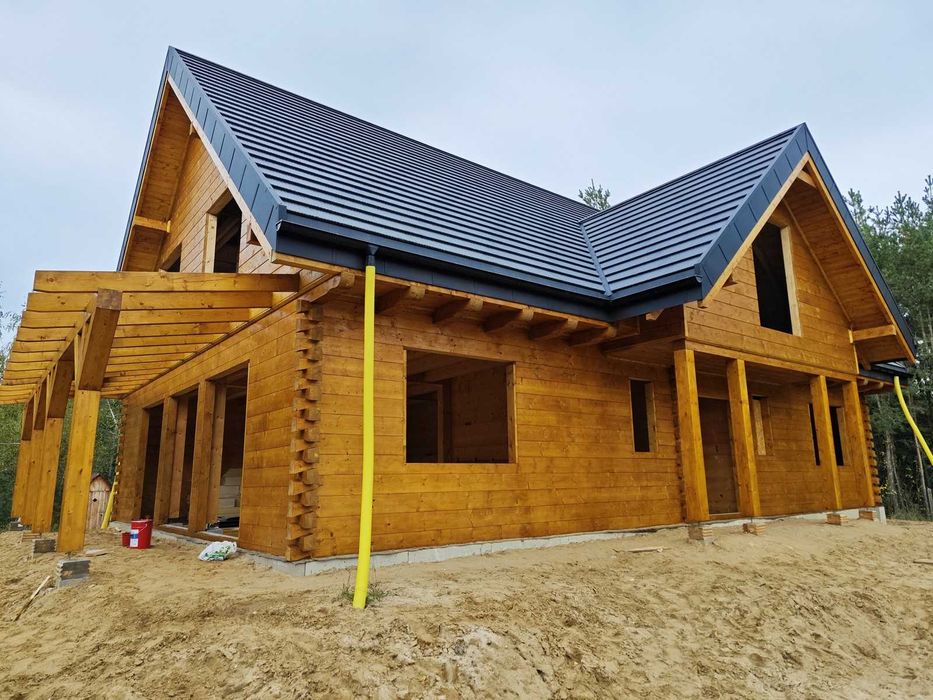 Domy z bali drewnianych, BSH, bal klejony