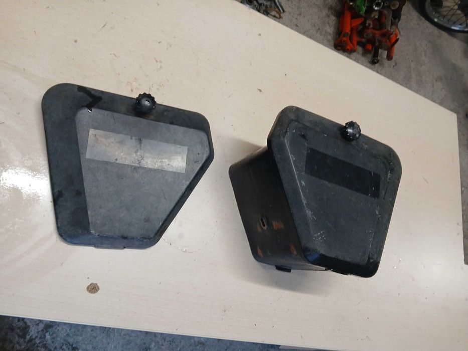 Schowek puszka boczki Romet 200 205 lagi błotnik widelec wahacz siedze