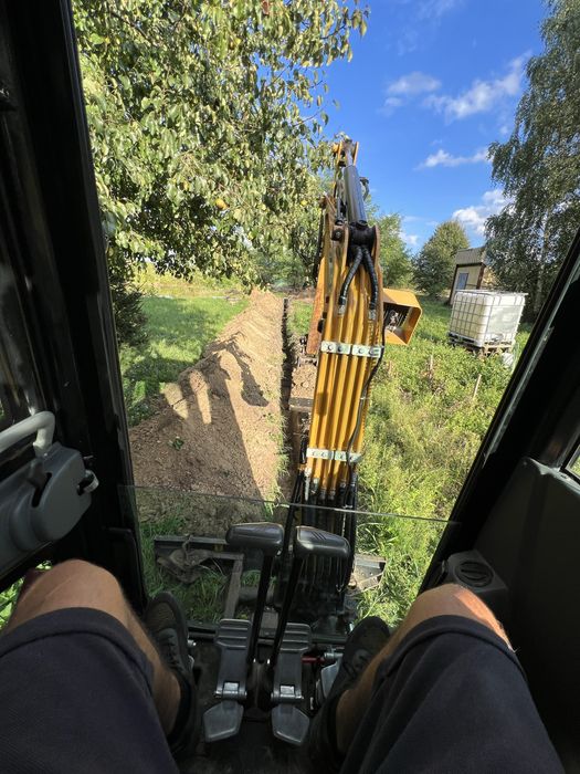 Usługi minikoparką 2t