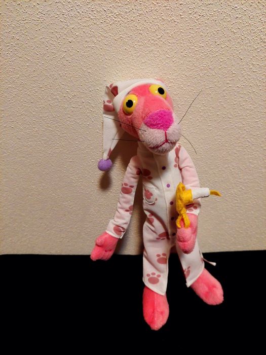 Peluche Pantera cor de rosa