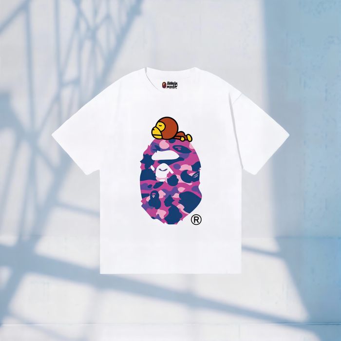 Мужская футболка BAPE A Bathing APE Baby Milo унисекс Бейп New