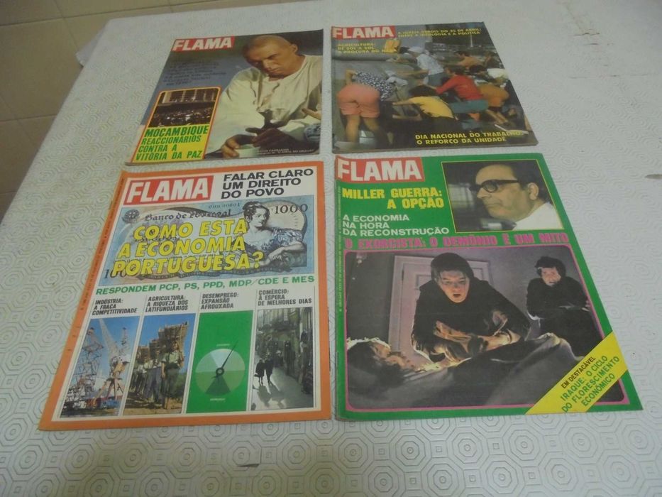 Revistas Portuguesas Flama da década de 70