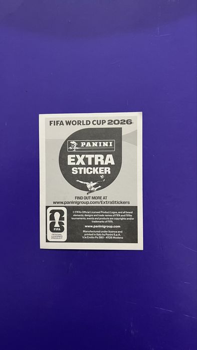 Extra Sticker Cody Gakpo Bronze Panini Mundial 2026