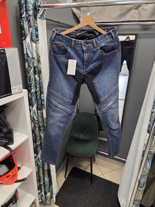 Jeansy motocyklowe Rebelhorn Eagle 3 Fit niebieskie  W32 L32
