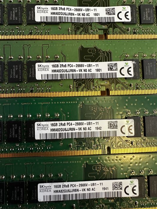 Оперативна пам'ять DDR4 16gb pc4-2666 mhz udimm non-ecc
