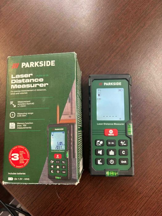 Dalmierz laserowy Parkside PLEM 50 D4/D5