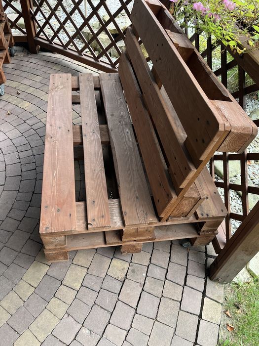 Rezerwacja - Fotele z pallet za darmo 4 szt