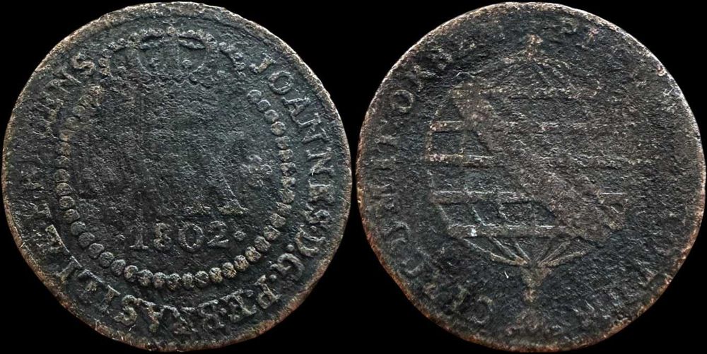 XX Reis - 1802 - Brasil - D. João VI