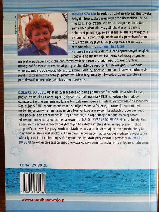 Książka "Dziewice, do boju" Monika Szwaja - idealna na urlop