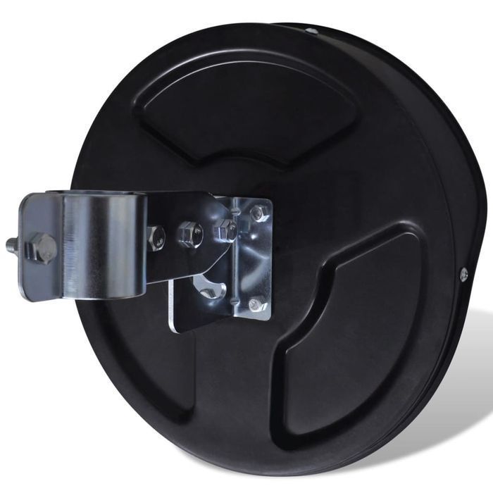 Vidaxl Wypukłe Lustro Drogowe, 30 Cm, Czarne