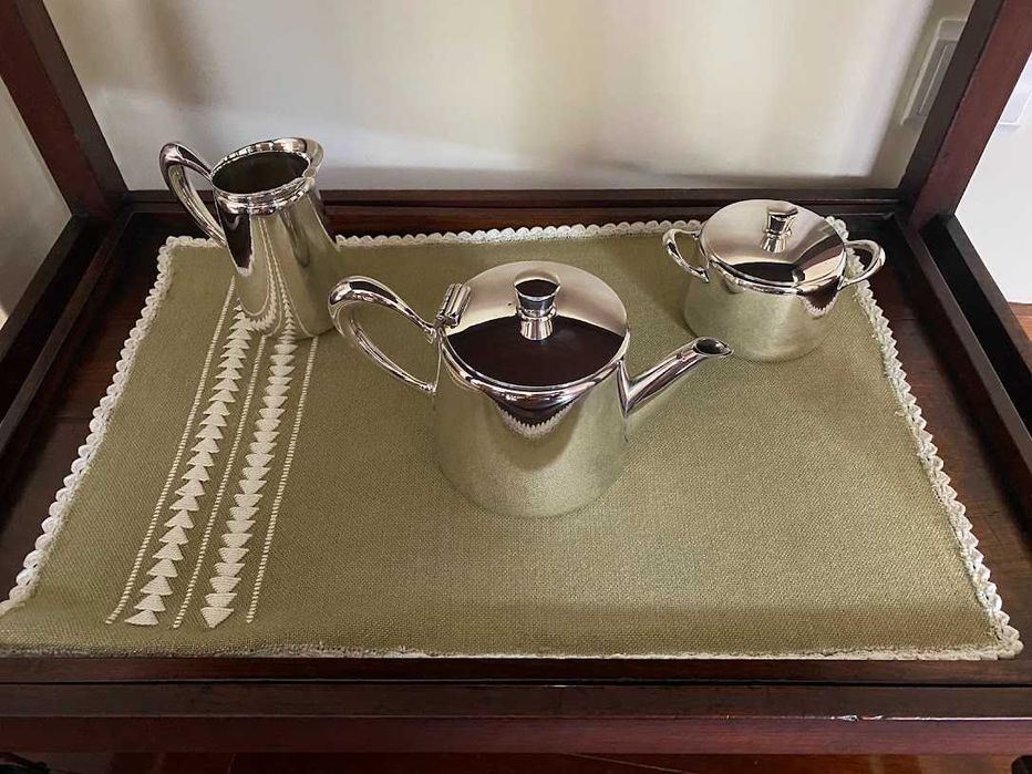 Serviço 3 peças dos anos 40/50 da marca Christofle