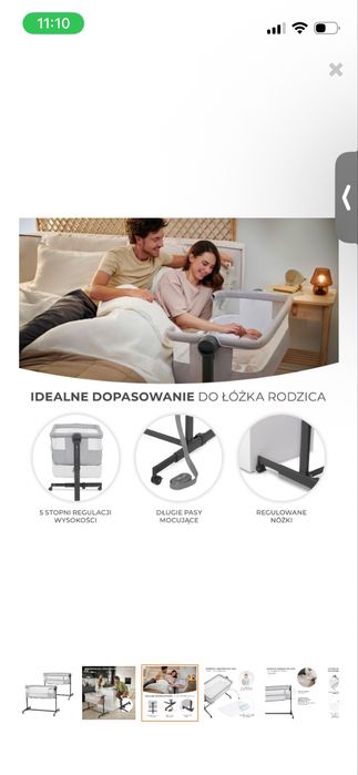 łóżeczko dostawne kinderkraft 2w1