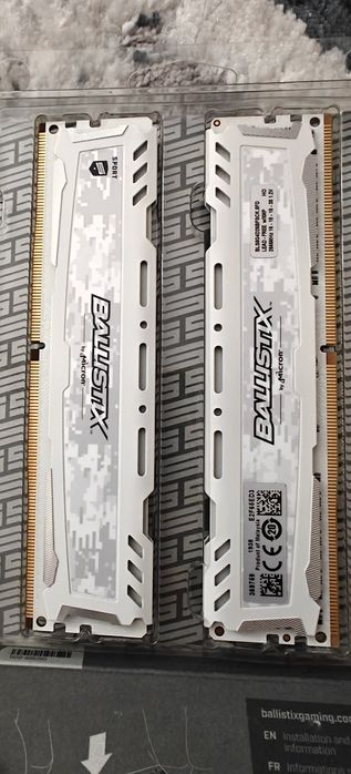 DDR4 - 2666 mhz 8GB  Ballistic Sport