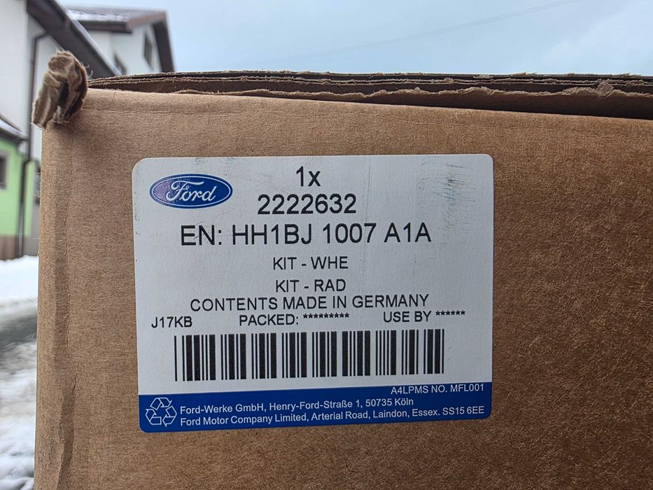 FORD Fiesta Mk7 Mk8 ST 4x108 17'' 7J ET47,5 Ford PERFORMANCE - Nowe