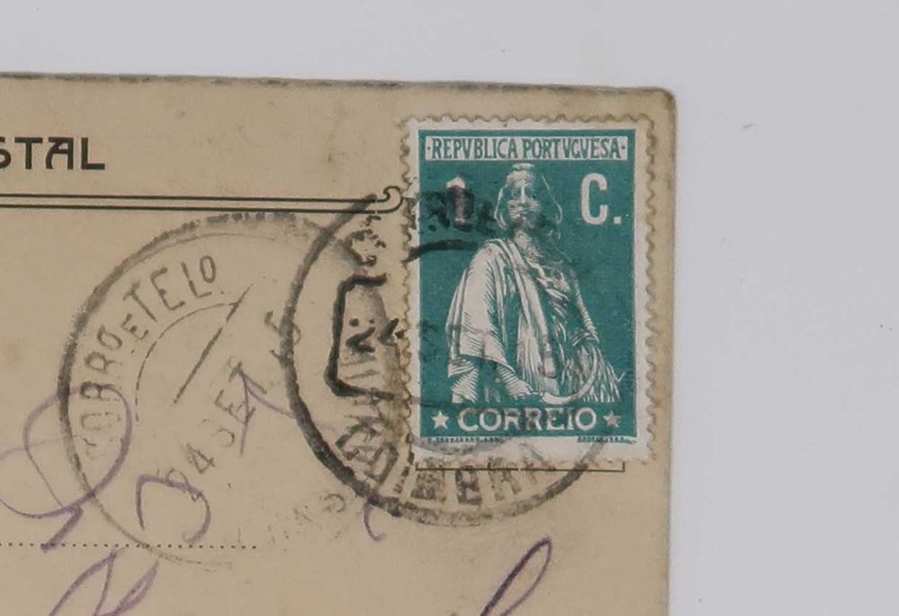Postal LUZO - Casa Alliança - Fundada em 1875 (muito raro)