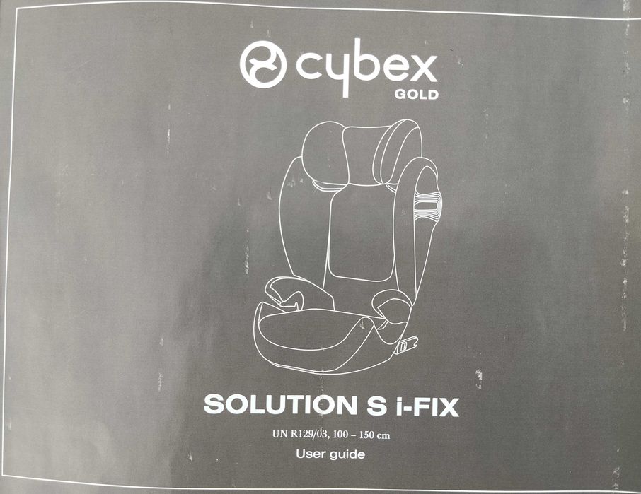 Fotelik samochodowy Cybex Solution S2 i-Fix granatowy