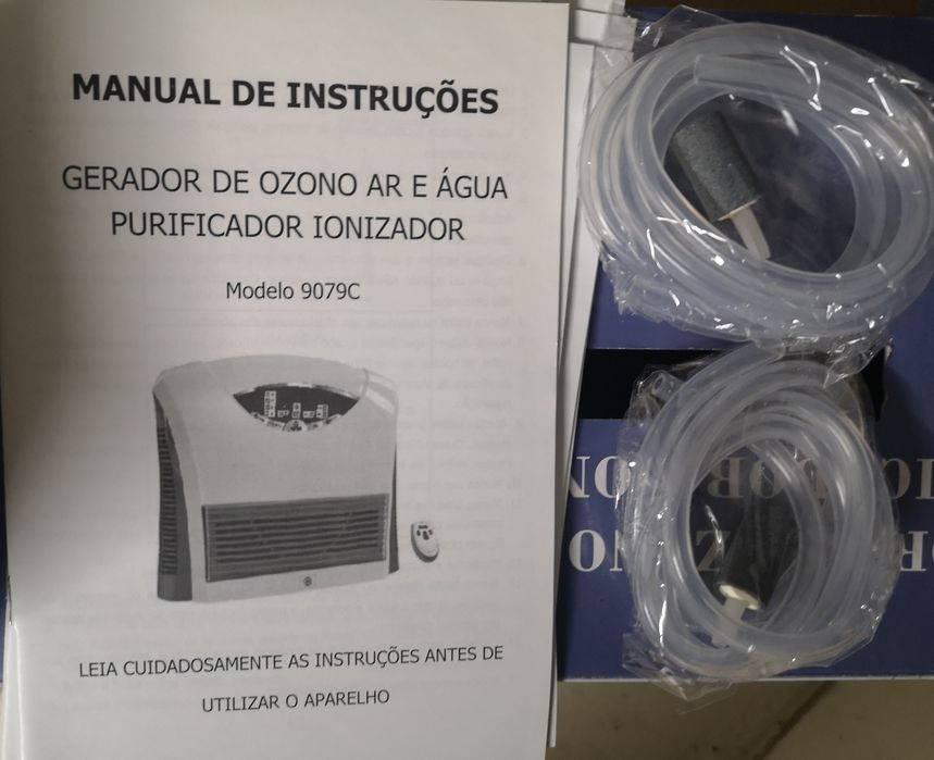 Gerador de Ozono + Ionizador / Purificador de Ar – Nunca Usado