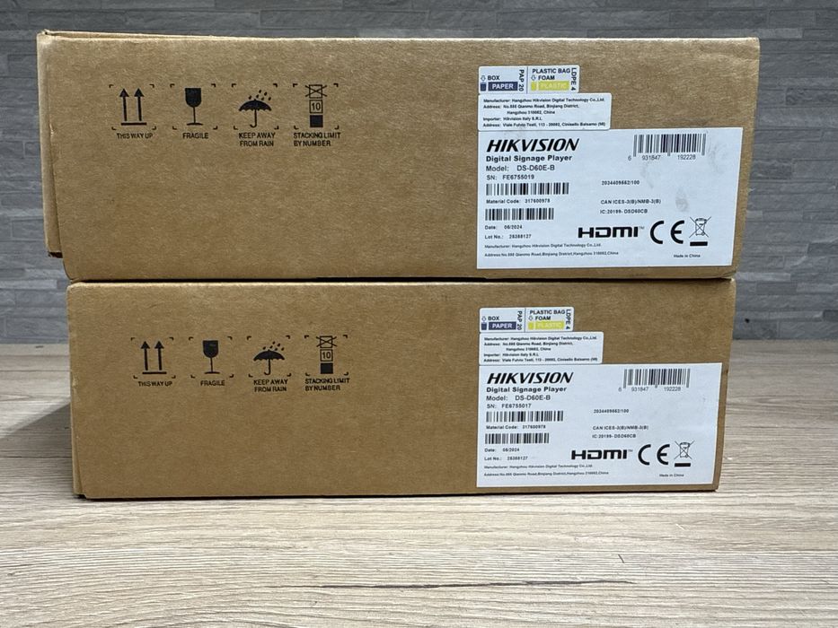Hikvision DS-D60E-B Digital Signage Player — Новий