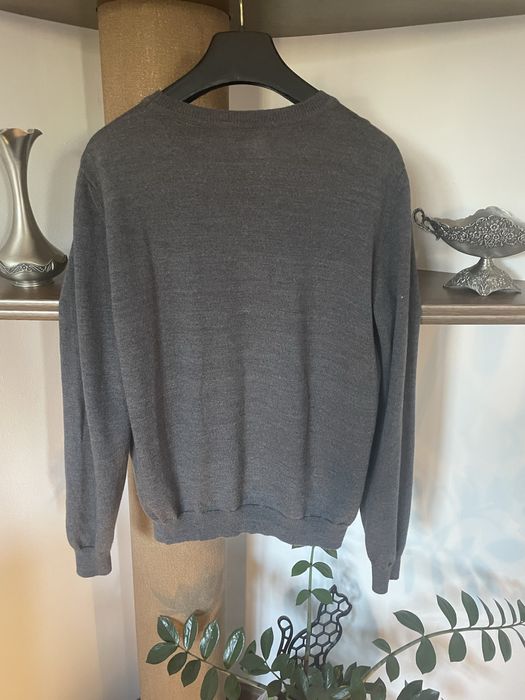 Męski cienki sweter 100% merno