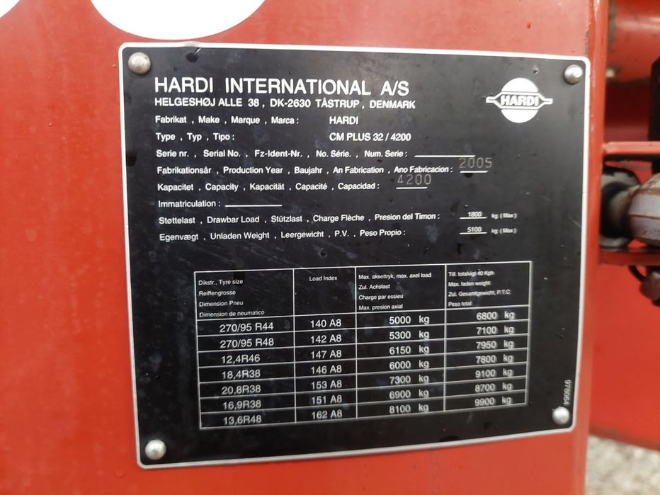 Opryskiwacz marki Hardi Commander