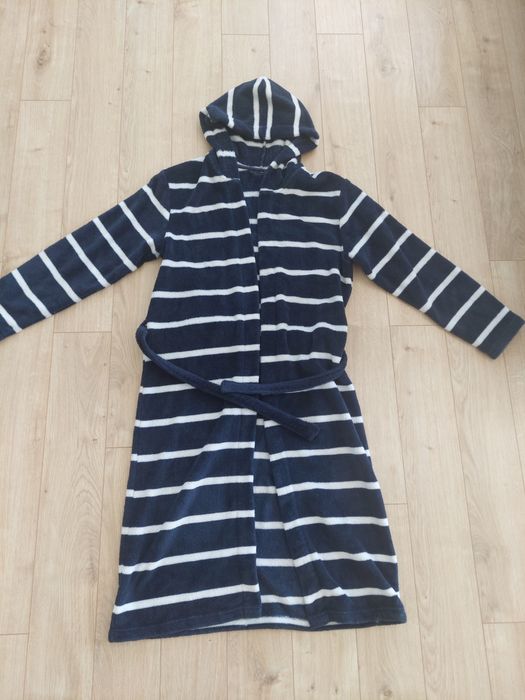 szkafrok męski w paski