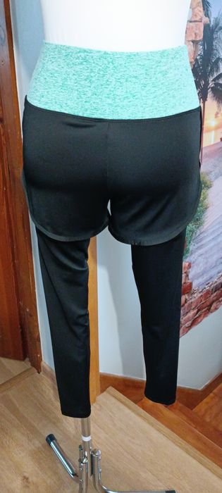 Legginso-Spodenki sportowe Running r.S Nowe