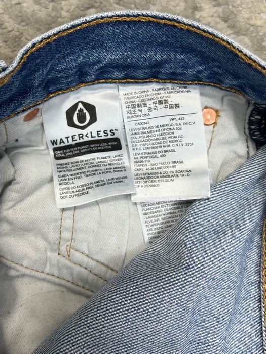 Jeansowe Spodnie Levi’s 501 Baby Blue