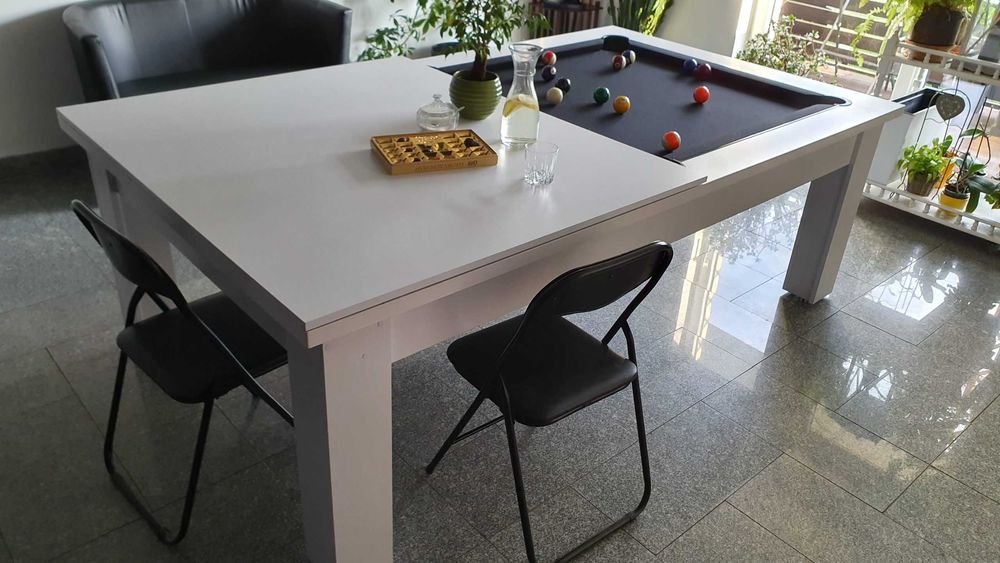 Stół Bilardowy Elegant 7 ft  (z blatem nakrywającym z akcesoriami)