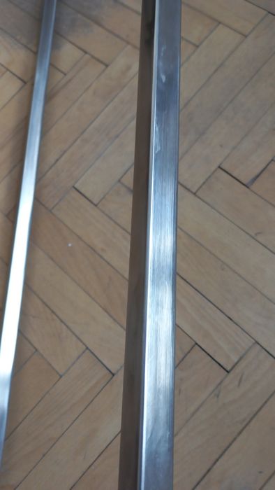 Stelaż stolika stalowy nierdzewny - loft, industrial