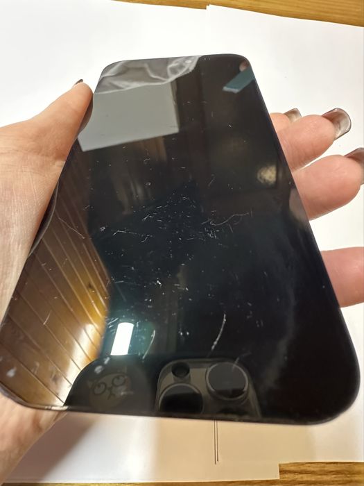 Дисплеі 14ProMax оригінал, переклей з дефектом