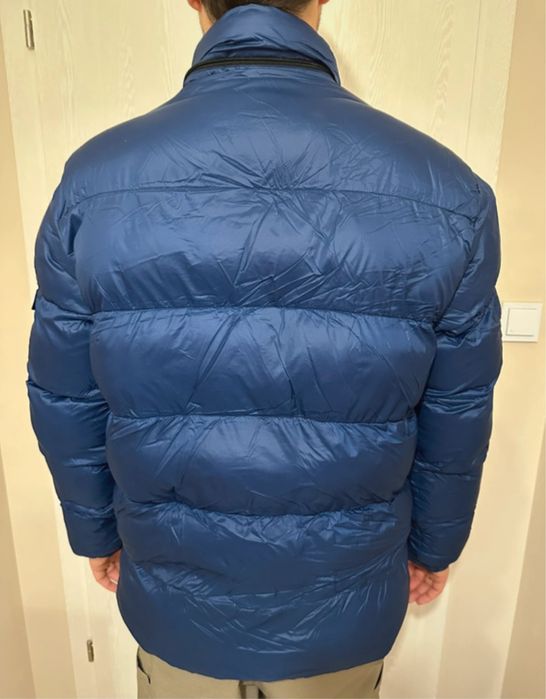 Kurtka zimowa męska bardzo ciepła bez kaptura