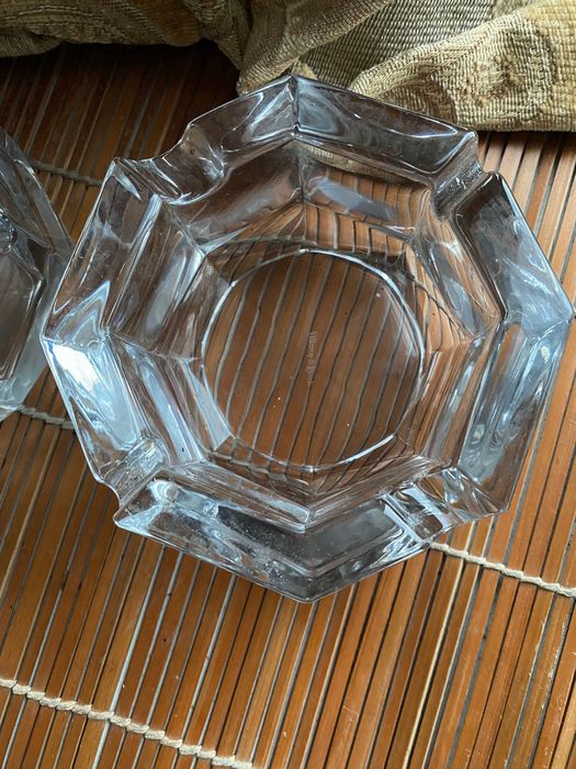Cinzeiros em cristal Villeroy&Boch, dos anos 90 (preço/unidade)